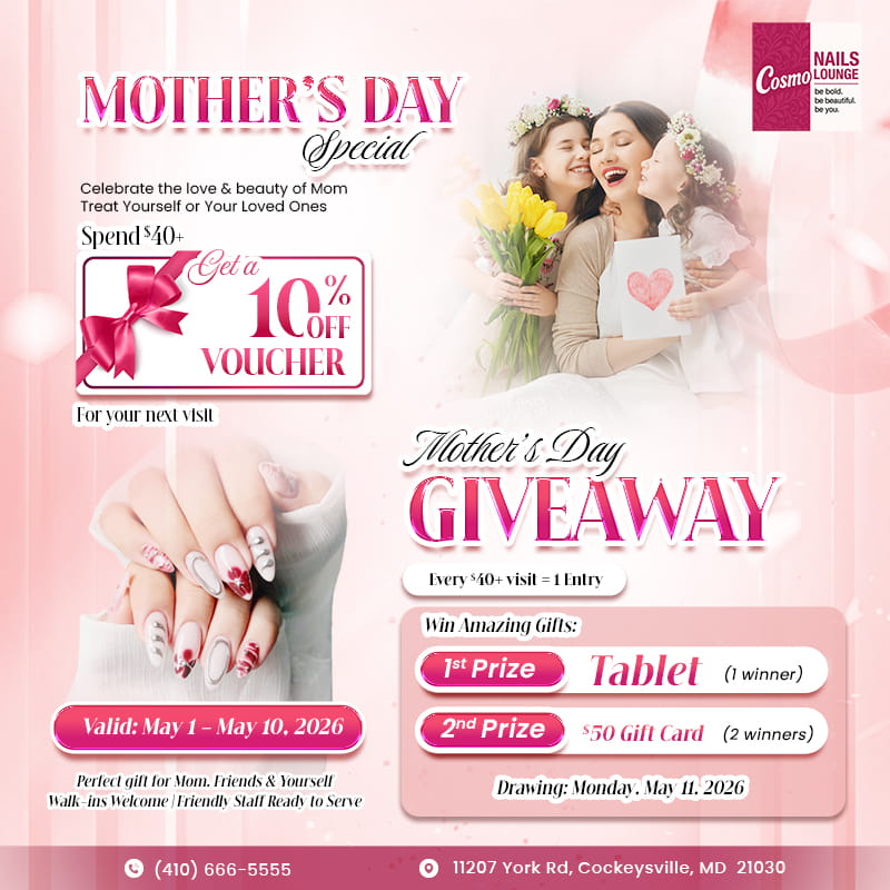 Cosmo Nails Lounge - Promotions